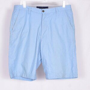 PD&C Flat Front Men's Chino Cotton Shorts Size 32